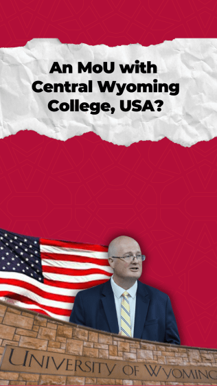 An MoU with Central Wyoming College, USA?