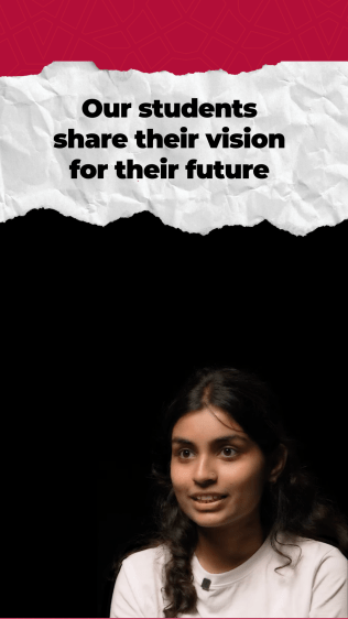 Our students share their vision for their future